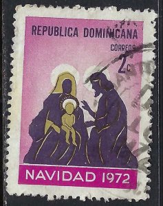 Dominican Republic 701 VFU CHRISTMAS W906-4