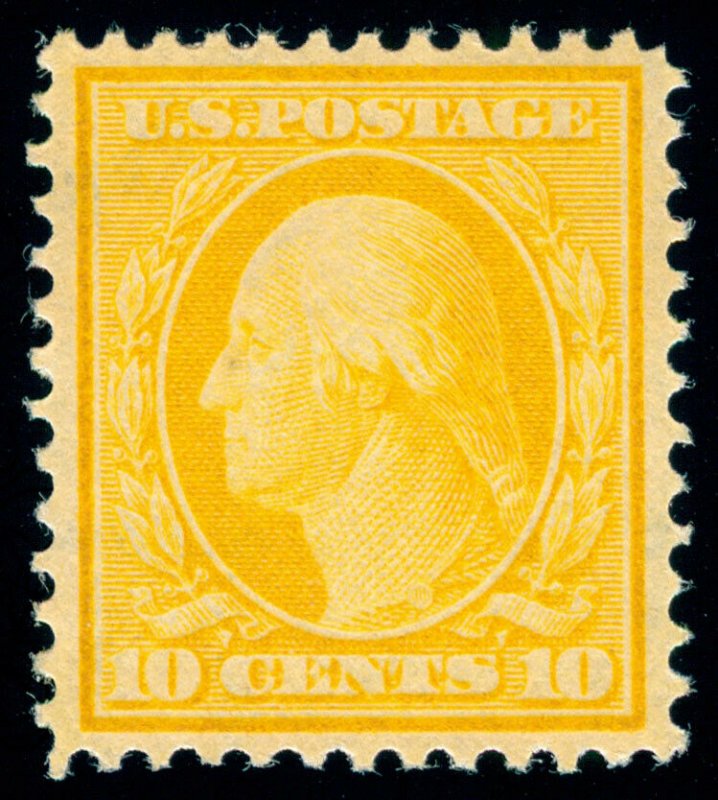 MOMEN: US STAMPS #381 MINT OG NH POST OFFICE FRESH VF/XF 