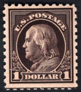 SCOTT #478 - MINT - VF - OG, XXLH - w/APS Certificate- SCV $600