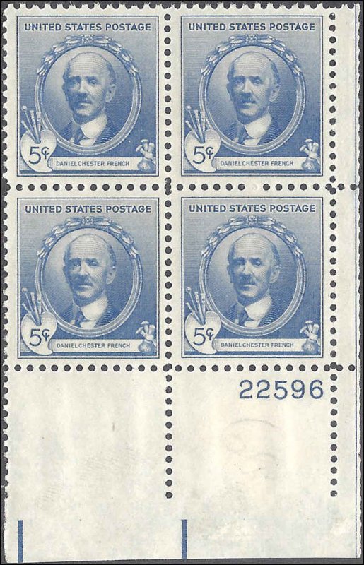 887 Mint,OG,NH... Plate Block of 4... SCV $8.00