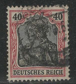 Germany Reich Scott # 87, used, Mi#90IIb