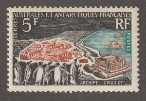 EDSROOM-17148 French Antarctica 23 MNH 1963 Quiet Sun Year CV$55