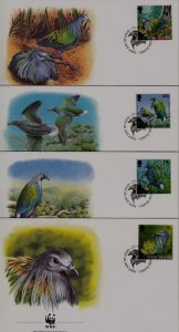 Solomon isl. 761-64 FDC WWF-93/Birds