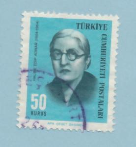 Turkey 1966 Scott 1696 used - 50k, Halide Edip Adivar