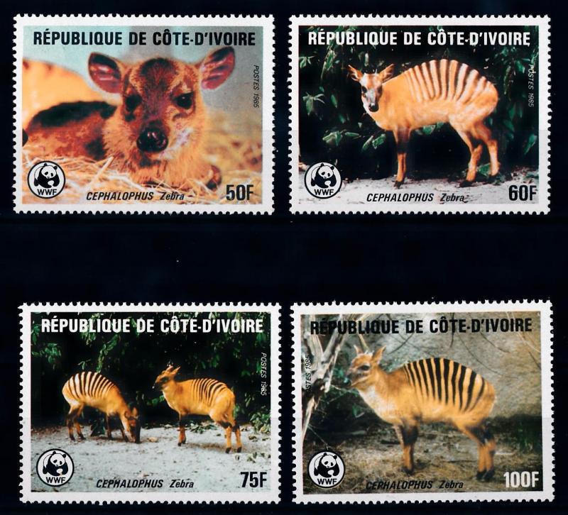 [66326] Ivory Coast 1985 WWF Antelope  MNH