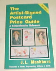 POSTCARD CATALOG 1993 ARTIST SIGNED POSTCARD J.L. MASHBURN 336 PAGES