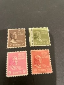 US sc 812-815 MNH