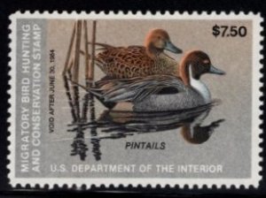 RW-50, Federal Duck Stamp, Mint NH OG, Face $7.50