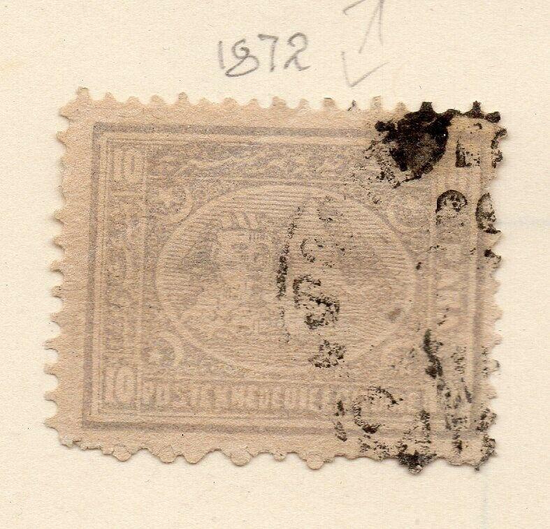 Egypt 1872 Early Issue Fine Used 10p. 324047