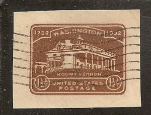 USA   Scott  U524  Mount Vernon       Used