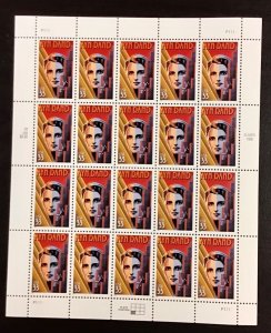 3308  Ayn Rand Writer Atlas Shrugged   MNH 33 cent  sheet of 20   Issued in 1999