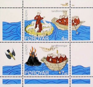 1994 Faroe Europa CEPT MNH** Sheet 15155-