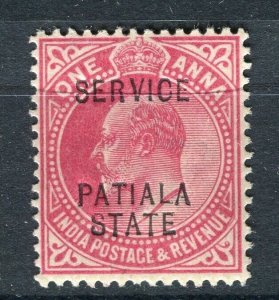 INDIA; PATIALA early 1900s ED VII issue Mint hinged Shade of 1a. value