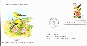 United States, District of Columbia, United States First Day Cover, Birds, Fl...