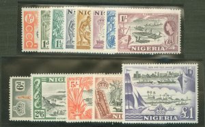 Nigeria #80-91/93v  Single (Complete Set)