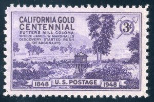 US Stamp #954 California Gold 3c - PSE Cert - SUPERB 98 - MNH - SMQ $55.00