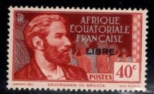 French Equatorial Africa Scott 94 MH* 1940 stamp