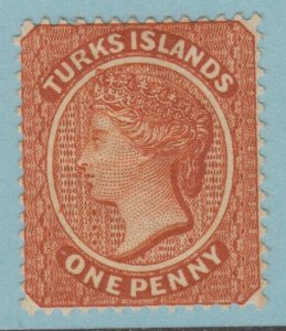 TURKS ISLANDS 44  MINT HINGED OG * NO FAULTS EXTRA FINE! - VPT