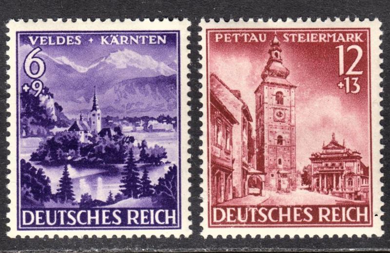 Germany Scott B195-96  F to VF mint OG NH.