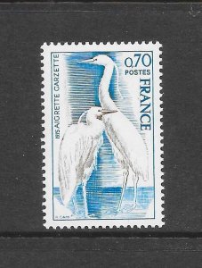 BIRDS - FRANCE #1420 SNOWY EGRET MNH