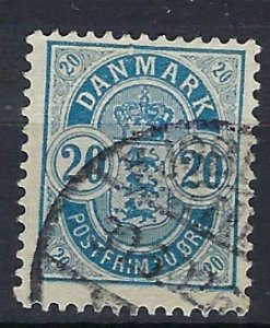 Denmark 48 Used 1895 issue (an7786)