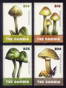 Gambia Sc# 3216-9 MNH Mushrooms