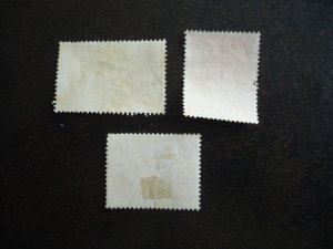 Stamps - New Zealand - Scott# 165-167 - Used  Set of 3 Stamps