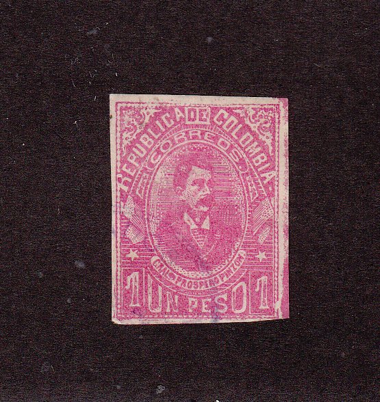 Colombia Scott #217 Used