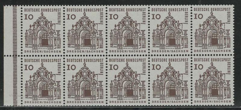 Germany Berlin Scott # 9N215 (10), mint nh, booklet pane, Mi# HBl12a