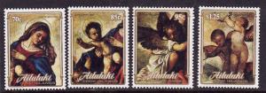 Aitutaki-SC#439-42 unused NH set-Christmas-1989