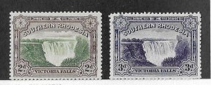 Southern Rhodesia Sc #31-32  set of 2 LH VF