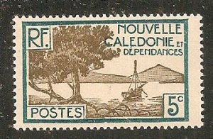 New Caledonia   Scott 139    Bay, Ship  MNH