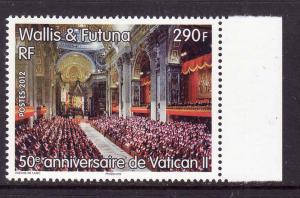 Wallis & Futuna-Sc#716-unused NH set-Second Vatican Council-2012-