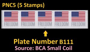 US 5789a Old Glory Freedom F PNC5 B111 from BCA small coil MNH 2023