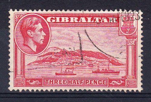 Gibraltar Scott 109b Used (Catalog Value $45.00)