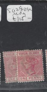 TURKS  ISLANDS (P3009B)  QV  1 D  SG 29-29A      MOG 