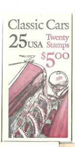 United States Scott BK164 Classic Cars Booklet NH