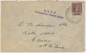 63146 - AUSTRALIA - POSTAL HISTORY - FIELD MAIL:  ROYAL AUSTRALIAN AIR FORCES