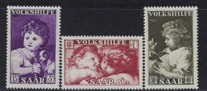 Saar - Scott # B96 - B98, mint nh