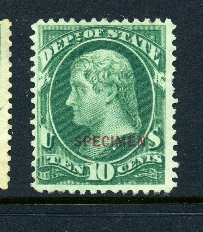 Scott #O62S State Dept. Special Printing Specimen Official Stamp (Stock #O62-14)