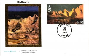 #UXC28 Badlands National Park Airmail Post Card – Colorano Silk Cachet