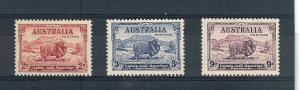 Australia, 147-49, Merino Sheep - Wool Singles,**LH**