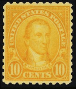 591, Mint VF NH 10¢ Perf 10 - Nice Stamp CV $85.00 * Stuart Katz