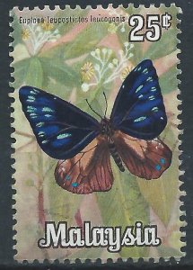 Malaysia 1970 - 25c Butterfly - SG64 used