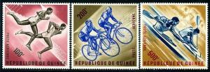 HERRICKSTAMP GUINEA Sc.# C44-46 Sports