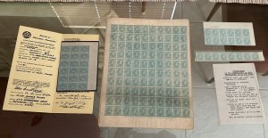 CSA 6 New York (Scott) Forgery Large Lot of 180+ Stamps including SPA Cert L5012