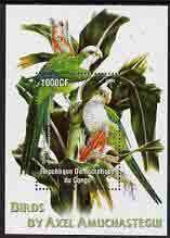 CONGO KIN. - 2005 - Birds,  Parrots - Perf Min Sheet - MNH - Private Issue