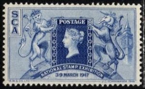 1947 Great Britain Poster Stamp SCA National Stamp Exhibition Unused