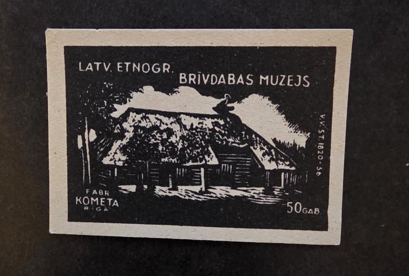 LATVIA LATVIJA brivdabas muzejs Poster Stamp? MNG T15918