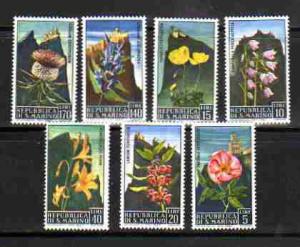 San Marino MNH sc# 654-660 Flowers 08CV $1.40